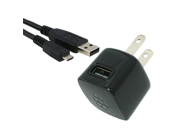 Blackberry USB AC Charger Adapter Power Plug with Micro USB Cable for Blackberry