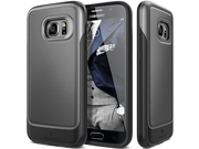 Galaxy S7 Case Caseology® [Vault Series] Rugged Slim Cover [Black] [Active Armor] for Samsung Galaxy S7 2016 Black