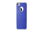 Cellet Slim Fit Case with Aluminum Plating for Apple iPhone 4 4S Metallic Navy Blue
