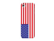 Cellet American Flag Proguard Case for Apple iPhone 4 4S White