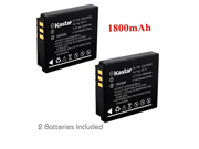 Kastar Battery 2 Pack for Panasonic Lumix CGA S005 CGA S005A 1B CGA S005E CGA S005GK DMW BCC12 and DE A12 work with Panasonic Lumix DMC FS1 DMC FS2 DMC