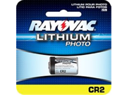 Rayovac Lithium Photo Battery CR2 Size Carded 2 Pack 3.0 volt