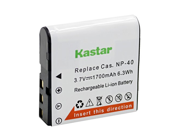 Kastar Battery 1 Pack for Casio NP 40 NP 40DBA NP 40DCA and BC 31L work with Casio Exilim EX Z400 EX FC100 EX FC150 EX FC160S Pro EX P505 EX P600 EX P