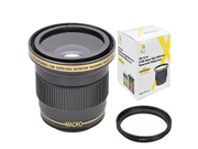 Xit 0.38x Panoramic Fisheye Lens For Samsung NX10 NX11 NX30 NX100 NX200 NX210 NX300 NX500 NX1000 NX1100 NX2000 NX100 16 50mm 16mm 20mm 30mm Lens