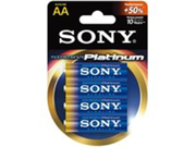 Sony Stamina Platinum Alkaline AA Batteries 4 Pack