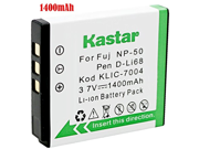Kastar Battery 1 Pack for Fujifilm NP 50 Kodak KLIC 7004 Pentax D Li68 work with Fujifilm FinePix F50FD F60FD F70EXR F75EXR F80EXR F85EXR F100FD F200EXR F30
