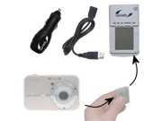 Sony Cyber shot DSC N2 Battery Charger Kit Contains multiple charging options including AC Wall DC Car and USB Port