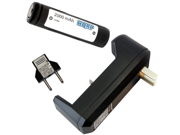 HQRP Battery and Charger for Panasonic NCR18650B HQRP Euro Plug Adapter