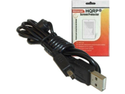 HQRP USB Cable Cord compatible with Olympus FE 120 FE 130 FE 140 FE 200 FE 4020 FE 4030 Digital Camera plus HQRP LCD Screen Protector
