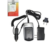 HQRP Charger for Canon ZR100 ZR200 ZR300 ZR400 ZR500 Camcorder incl. Car and Wall USA European Plug Adapters plus HQRP Screen Protector