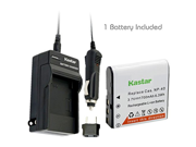 Kastar Battery 1 Pack and Charger Kit for Casio NP 40 NP 40DBA NP 40DCA and BC 31L work with Casio Exilim EX Z400 EX FC100 EX FC150 EX FC160S Pro EX P50