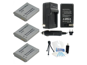 UltraPro 3 Pack NB 6L NB 6LH High Capacity Replacement Batteries with Rapid Travel Charger for Canon SD1200 SD3500 SD4000 SX240 SX260 SX500 Digital Camera