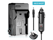 Camera Battery Charger AC Wall Plug 12v Car Adapter for Canon LP E6 Battery