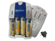 Synergy Digital 4 AA NiMH 2800mAh Rechargeable Batteries with Charger