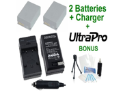 UltraPro 2 Pack Canon NB 7L High Capacity Replacement Batteries Rapid Travel Charger for Select Canon PowerShot Models UltraPro Bundle Includes Camera Clea