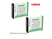 Kastar Battery 2 Pack for Fujifilm NP 50 Kodak KLIC 7004 Pentax D Li68 work with Fujifilm FinePix F50FD F60FD F70EXR F75EXR F80EXR F85EXR F100FD F200EXR F30