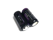 18350 Rechargeable Battery 2 Pack Button Top 900mAh 3.7V