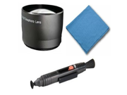 Samsung HMX U10 2.0x Telephoto Modification Style Magnetic Lens DIGI Micro Fiber Cleaning Cloth Pro Lens Cleaning Pen.