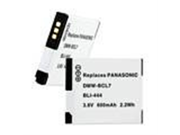Quality replacement for Panasonic DMW BCL7 DMC XS1 DMC SZ3 DMC FH10 DMC F5 600mAh 3.6v Li ion