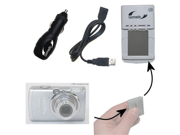 Gomadic Portable External Battery Charging Kit for the Canon Powershot SD700 Includes Wall Car and USB Charge Options