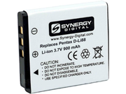 D Li88 Lithium Ion Battery Rechargeable Ultra High Capacity 900 mAh Replacement for Pentax D Li88 Sanyo DBL80 Panasonic VW VBX070 Batteries