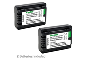 Kastar Battery 2 Pack for Panasonic VW VBY100 and Panasonic HC V110 V110K V110G V201 V201K Cameras