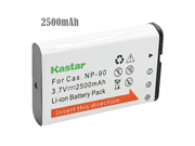 Kastar Battery 1 Pack for Casio NP 90 work with Casio Exilim EX H10 EX H15 EX H20G EX H20GBK EX H20GSR EX FH100 EX FH100BK Cameras