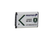 Fosmon 1600mAh NP BX1 Replacement Li ion Battery Pack for Sony CyberShot 2 Pack