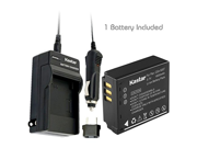 Kastar Battery 1 Pack and Charger Kit for Panasonic Lumix CGA S007 CGA S007A CGA S007A 1B CGA S007E DMW BCD10 and DE A25 DE A25A DE A26 DE A26A work wi