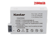 Kastar Battery 1 Pack for Canon LP E8 LC E8E and Canon EOS 550D EOS 600D EOS 700D EOS Rebel T2i EOS Rebel T3i EOS Rebel T4i EOS Rebel T5i Cameras