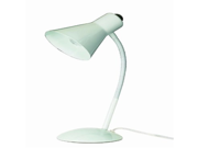 Satco Products 60 800 Goose Neck Desk Lamp White