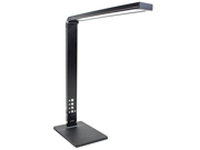 Newhouse Lighting 10W Modern LED Adjustable Desk Lamp w Color Temperature Changing Dimming USB Charging Black