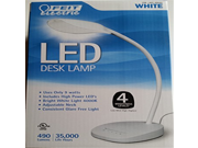 FEIT Electric WHITE LED Desk Lamp White