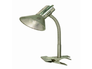 Satco Products 60 861 Clip on Goose Neck Lamp Brushed Nickel