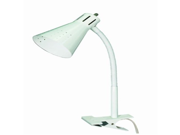 Satco Products 60 832 Clip on Goose Neck Lamp White