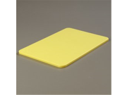 Carlisle 1088204 Sparta Spectrum Color Cutting Board 12 Length x 18 Width x 1 2 Height Yellow Case of 6