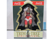 Coca Cola Trim A Tree Collection Santa Sitting On Bar Stool