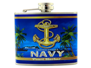 Navy Flask 5 Fl. Oz.