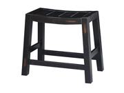 International Concepts Ranch Stool 18 Inch Aged Black