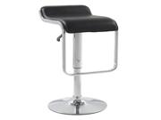 Fine Mod Flat Bar Stool Chair Black