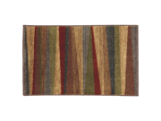 Mohawk Home Linear Blend Brown Rug 20 Inch by 34 Inch
