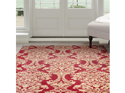 Lavish Home Oriental Rug 5 by 77 Red Gold