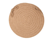 Rhody Rug Solid Taupe Wool C Ps Set of 4