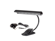 Mighty Bright 54920 Encore LED Music Stand Light Black Euro Adapter