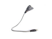 Premium 2 LED USB Flexible Notebook Light Black Free DreamBargains Neckstrap Lanyard!