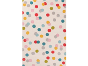 Jaipur Contemporary Dots Wool Playful By Petit Collage Area Rug 2 x 3 Whitecap Gray Enamel Blue