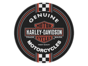 Harley Davidson Winner Circle Trademark Round Rug 22.5 inch Black NW080201