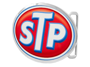 STP Motor Oil Company Classic Emblem Logo Rockstar Belt Buckle
