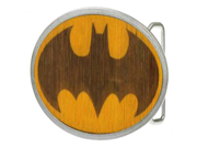 Batman DC Comics Superhero Distressed Oval Bat Logo Rockstar Belt Buckle
