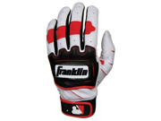 MLB Adult Tectonic Batting Glove Pair in Pearl Red Size Small